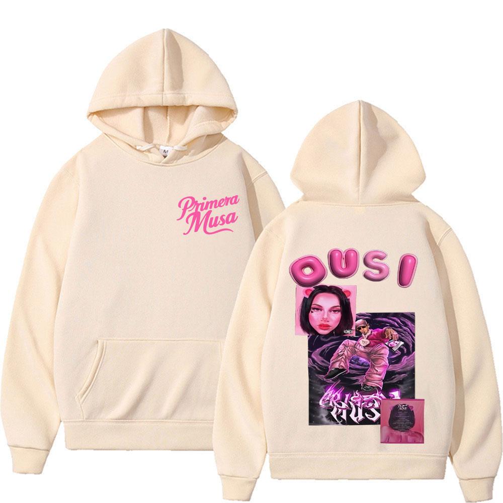 Omar Courtz Primera Musa Album 2025 Cover Hoodie Streetwear Men Women Clothing Long Sleeve Hoodies Hip Hop Oversized Sweatshirts