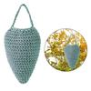 Large Crochet Wasp Nest Decoy Faux Hanging Fake Hornet Nest Wasp Intimidate for Outdoor Garden Yard Camping Eaves