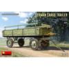 MiniArt German Cargo Trailer Plastic Model MA35320 1/35 (Molded Color)
