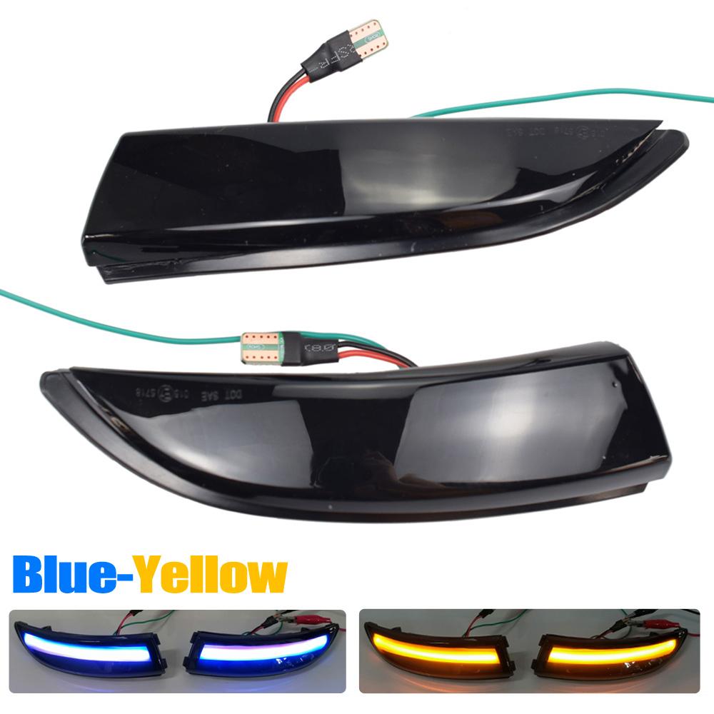 Dynamic LED Turn Signal Light Flowing Side Wing Rearview Mirror Blinker Indicator For Ford Fiesta Mk7 2008-2017 For Ford B-Max