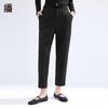 Women's High-Waist Slim-Fit Tapered Suit Pants