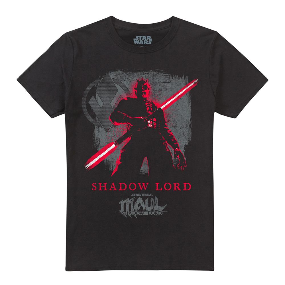 Star Wars: Maul-Shadow Lord Unisex Adult Dark Side Sith T-Shirt