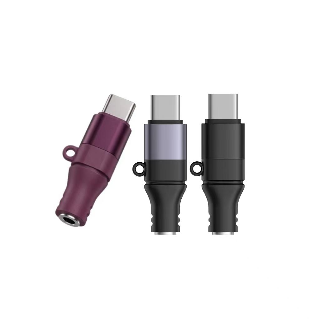 Type‑C to 3.5mm Audio Jack Adapter, DAC Digital Decoding Earphone Converter, Portable Type C Headphone Aux Adaptor