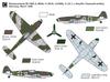 Mark I Plastic Model Kit MKM 144074N 1/144 Bf109K-4 "Kurfürst" (2 kits) (Airplane)