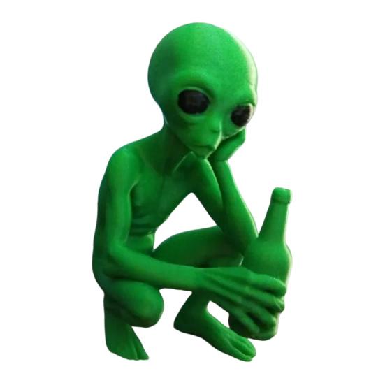 Yousheng 3D-печатная фигурка инопланетянина, игрушка, реалистичная шарнирная модель инопланетянина, антистрессовая фигурка-непоседа, динамичная поза, модель инопланетянина