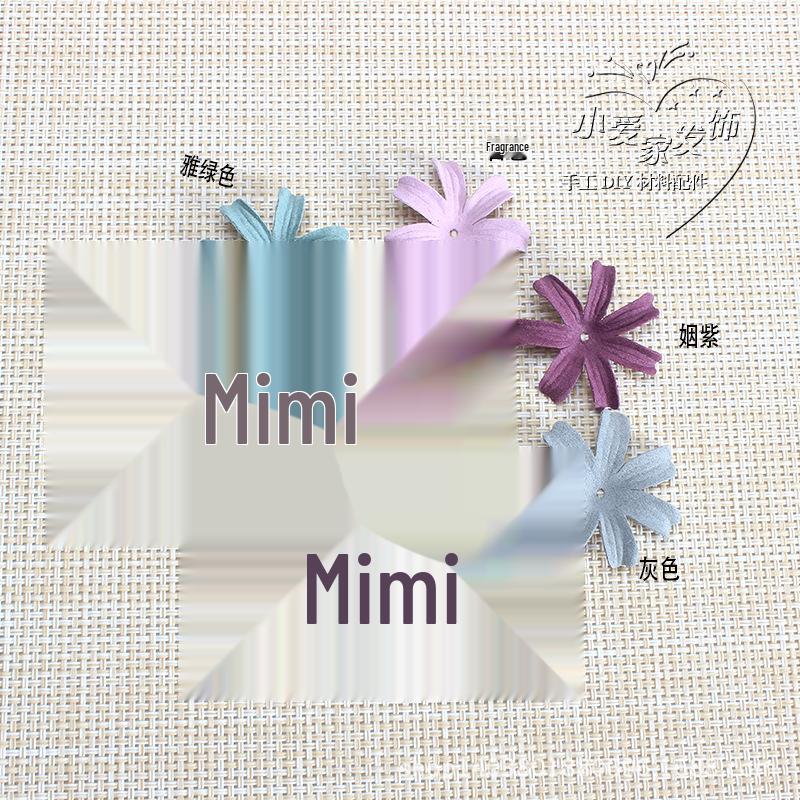 7-Piece DIY Handmade Pressed Fiber Flower Hair Accessories Set