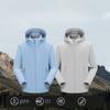 Men's Korean Style Soft Shell Jacket Autumn and Winter Hooded Couple Internet Celebrity Same Style Windbreaker Jacket Trendy