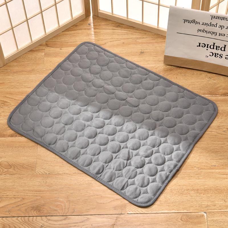MAITA Pet Soft Summer Cooling Mats Blanket Summer Car Seat Ice Silk Mat Pet Cooling Non Stitches Blanket