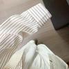 Spring Fashion Long Sleeve Striped Women's Shirts Tops Temperament Elegant Casual Loose Blouses Women Single Breasted Slim Ladies Office Shirt 26115