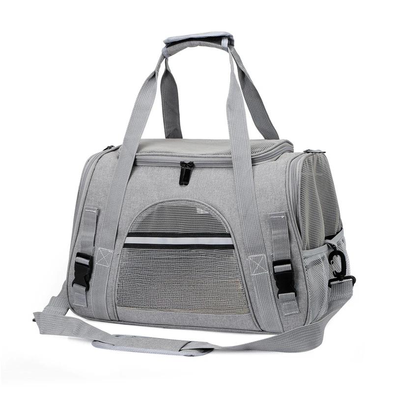 Large Cat Carrier Pet Portable Soft Side Backpack Cat Dog Carrier Bag Travel Bags Transport For Small Dogs Cats Pet Carring Bag
