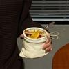 Large-caliber Cloth Bag Shaped Mug Heat-resistant Irregular Mugs Bag Ceramic Cups  Home Gathering