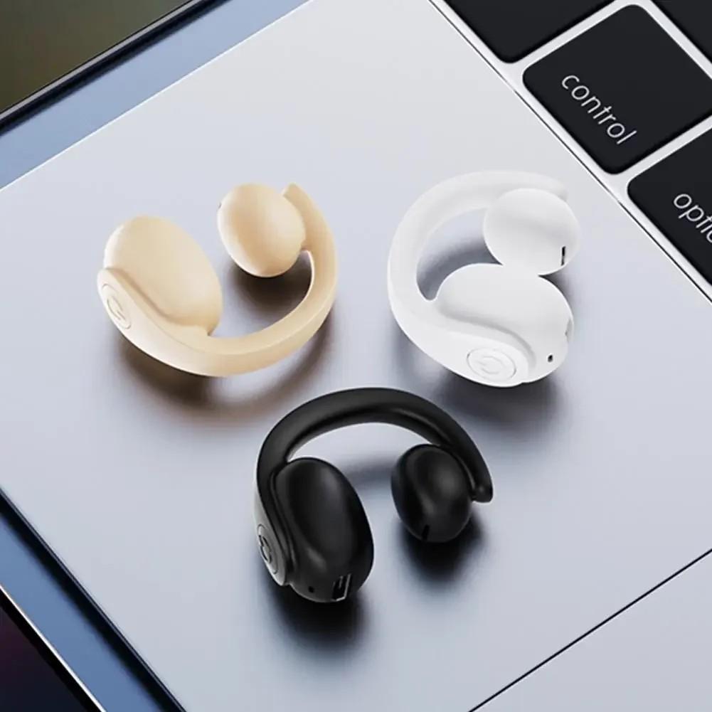 Bluetooth 5.4 Одиночные наушники Заушные Беспроводные Спортивные наушники с HD микрофоном Низкая задержка
