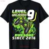 Th Birthday Boy Level Gamer Year Video Game Party T Shirt for Dad Mom Vintage Washed Streetwear Fashion Homme Graphic