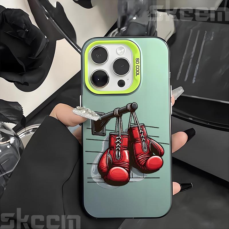 IMD чехол для телефона на тему Чемпиона по боксу для iPhone 16 15 14 13 12 11 Pro Max 7 8 Plus X XS XR 16E Ударопрочный Жесткий чехол