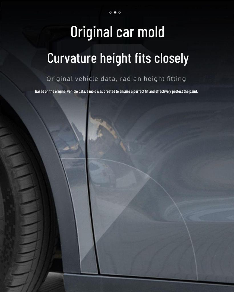 Уголок двери и накладка порога Model Y3, TPU пленка с защитой от царапин для защиты краски.