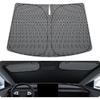 BASENOR 2017-2026 Tesla Model Y Model 3 Windshield Sunshade, Folding Front Window Sun Shade Full Cover, Heat UV Protection Visor Accessories