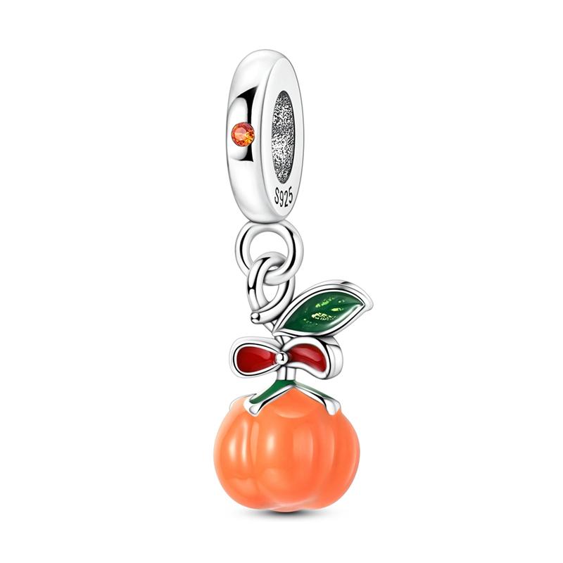 925 Silver Tempting Fruit Serie Charms Pendants Fit For Necklace Original Bracelet DIY Birthday Women's Party Fine Gift