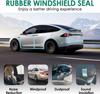 ZJZO5 Door Seal Soundproof Kit for 2025 Tesla Model 3 Y S X Rubber Weather Draft Seal Strip Wind Noise Kit Front Trunk Cover Strip
