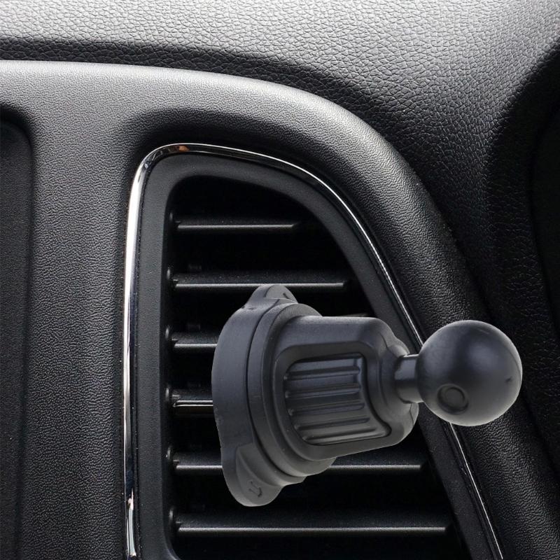 Зажим для вентиляционного отверстия автомобиля для автомобильного держателя, универсальный автомобильный держатель для телефона, сменный зажим для вентиляционного отверстия, зажим для вентиляционного отверстия с круглым шарниром 17 мм