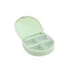 Small Pill Case Portable Pill Organizer Pills Container for Pocket 4 Compartments Daily Compact Travel Medicine Holder