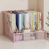 Space-saving Document Storage Shelf Metal Multi-layer Bookshelf New Desk File Organizer  Office Use