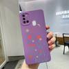 Чехол для Samsung Galaxy A21s Фиолетовый Лавандовый Цветок Защита Камеры Мягкий Чехол для Телефона Для Samsung A21s 6.5" SM-A217F A 21 s Чехол