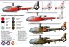 AMP Scale French Aerospatiale Gazelle Helicopter Plastic Model Kit 1/48 SA.341 (AVP48020)