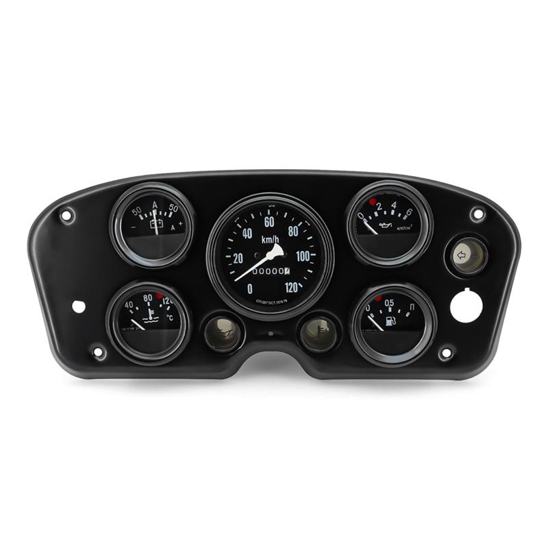Ac29-Complete Universal 12V 5 In 1 Speedometer With Water Temp And Volt Voltage Gauge For All Motorcycles trument Panel