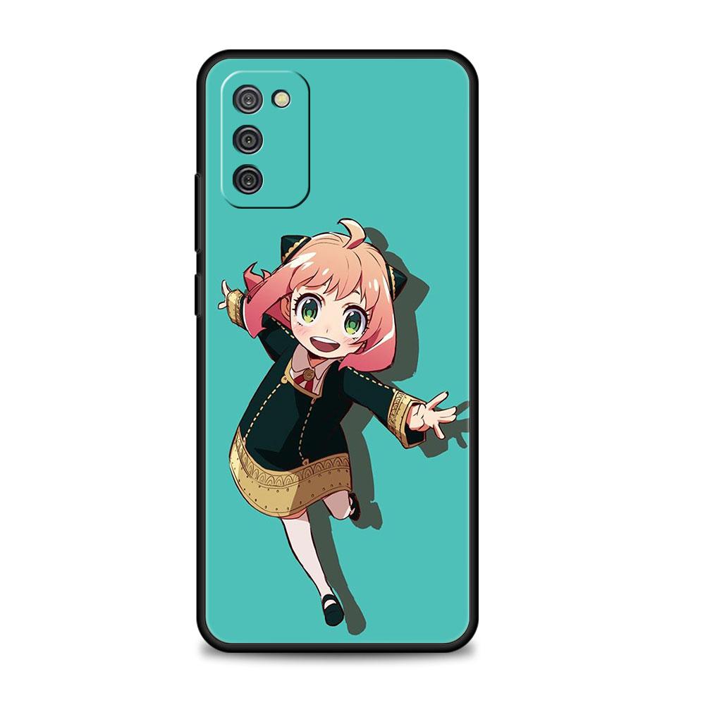 Для Samsung A12 A51 A52 A41 A21s A72 A31 A02s A71 A32 4G A73 A53 A52s 5G Print Funda Spy×Family Cute Yor Anya Bright Drawing