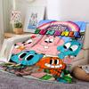 Gumball'S World Adventure Flannel Blanket Super Soft Warm Cozy Blanket For Sofa Bed Office Travel Allseason Home Decor Gift