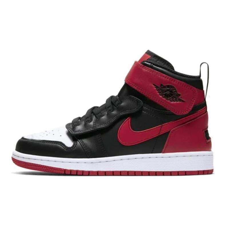 Jordan 1 High FlyEase Bred Белый Носок GS Jordan CT4897-001