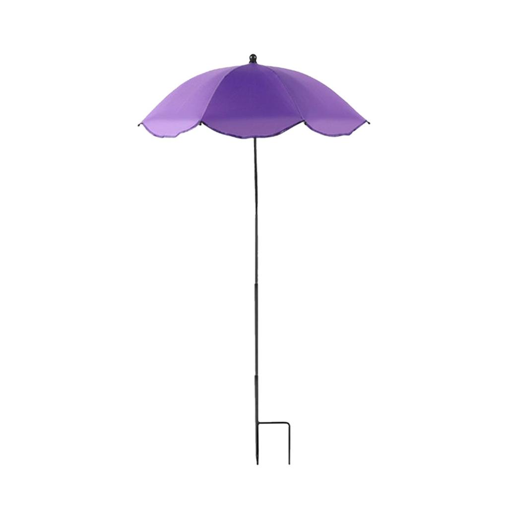 Umbrella for Plants Easy Setup Decorative Shade Cloth Flowers