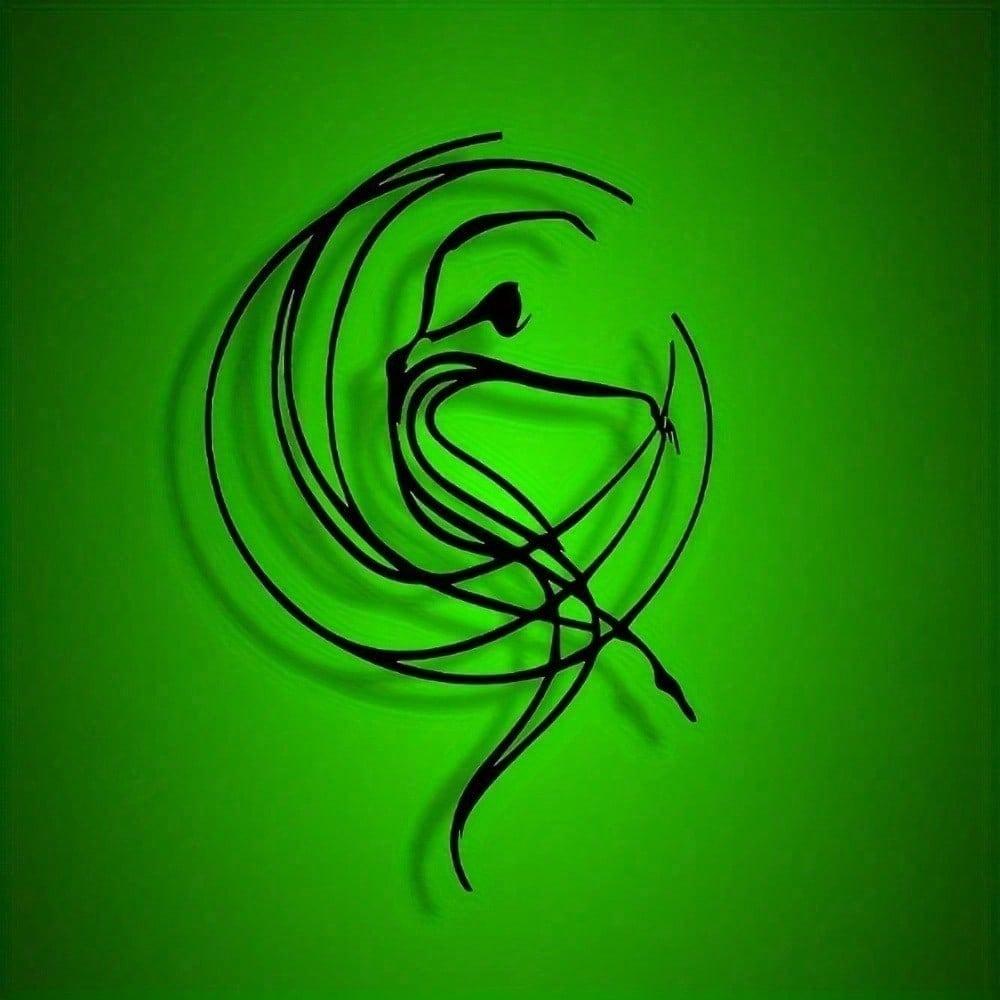 Ballet Dancing Jumping Elegant Abstract Round Threads Minimalist Metal Wall Art - Modern Home Decor For Bedroom, Living Room, Or Bathroom.