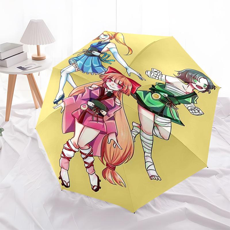 1pc Anime Characters Automatic Opening Folding Outdoor Umbrella - 8 Bone Iron Frame, Suitable for Fans, Travel, Daily Use, Festival Gift.L041