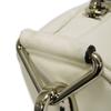 Used 11569 Triangle Leather Crossbody Bag 1BH190 2BYA F00099 7921 White RFID IC Chip Embossed Logo Bianco Unisex from
