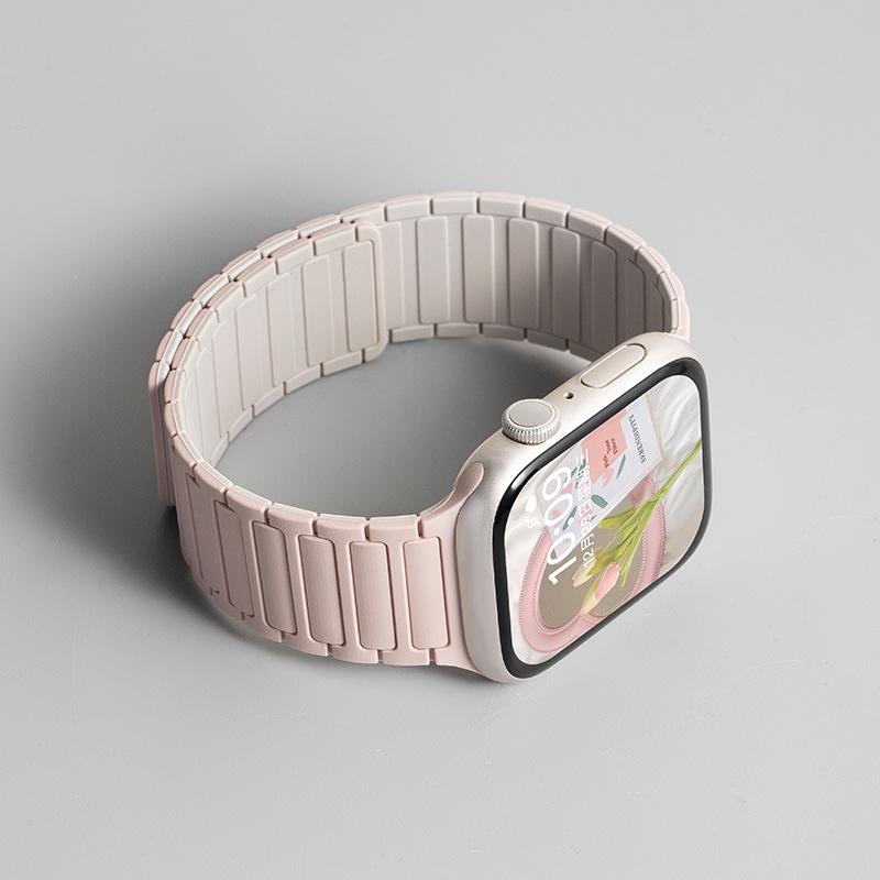Силиконовый ремешок Jingyi для Apple Watch S7/S8/S9/S11 и iWatch10 с магнитной застежкой