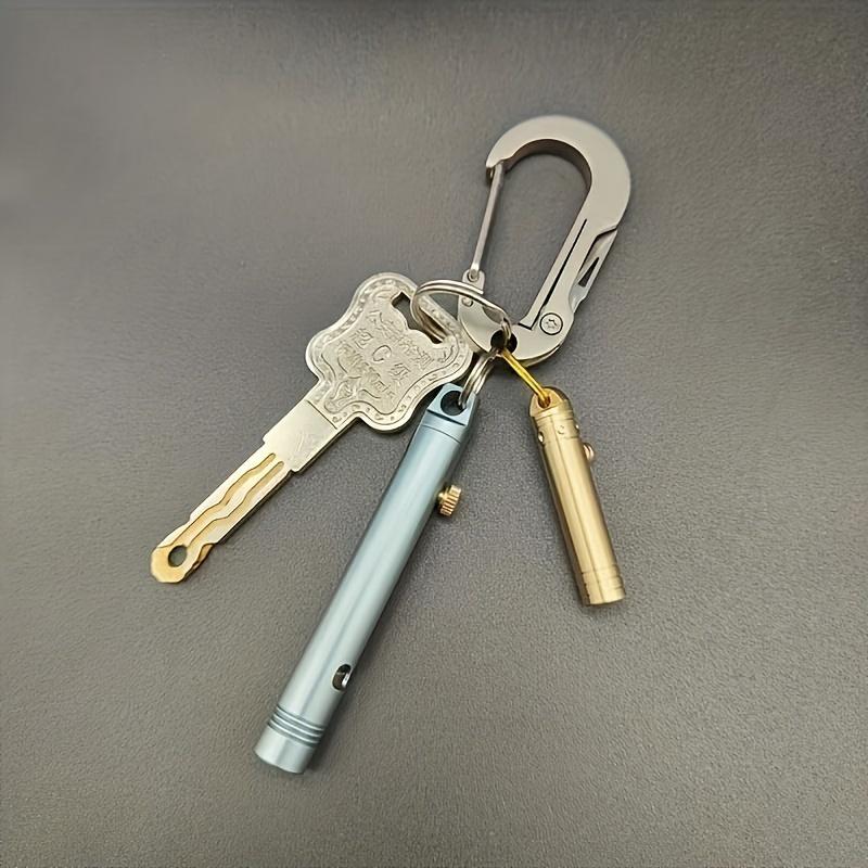 Mini Brass Small Knife, Self-defense Keychain Pendant, Bolt Type Small Knife, Exquisite Outdoor Portable Disassembly, Express Delivery, Art Knife