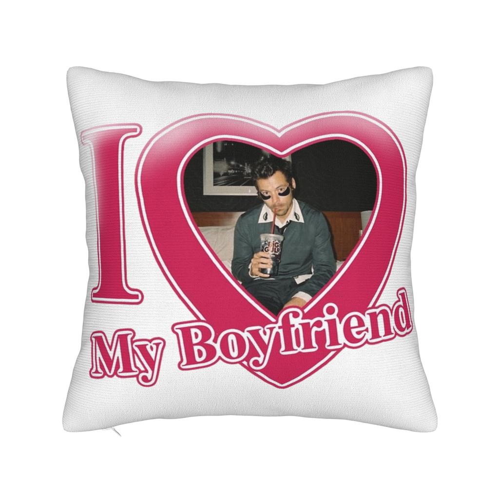 Harrys Styles Kiss All The Time Disco Occasionally Pillowcase Printing Cushion Cover Decoration Throw Pillow Case Cover