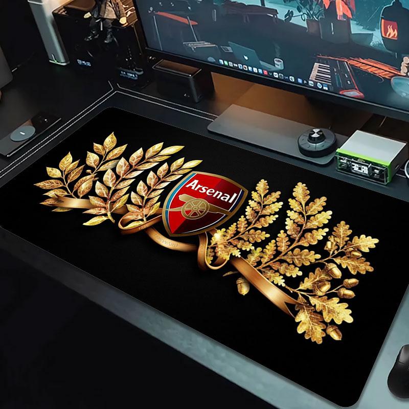 Arsenal F Large Size Mouse Pad Large Gaming Table Cushion Non-slip Laptop Tablet Big Mousepad XXL Mat Mini PC Playmat With Lock edge