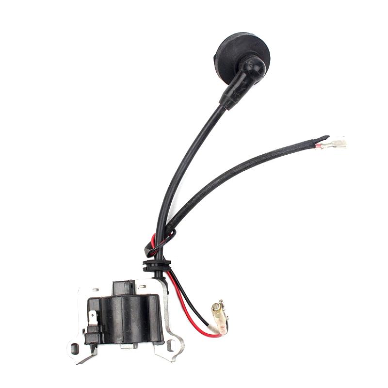 Катушка зажигания 1E48F Катушка зажигания Катушка зажигания Подходит для 63 куб.см Мотокоса Триммер для травы 48 Двигатель 48F Газонокосилка 1E48F