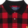 Polo Ralph Lauren FW22 Поло с коротким рукавом Custom Slim Fit в клетку с вышивкой логотипа Мужские рубашки поло MNPOKNI1N822035-620