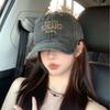 2025 новая ретро вышивка буквы широкополая большая окружность головы бейсболка мужчины и женщины показывают лицо маленькая кепка прилив