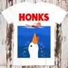 230 Gsm 100% Cotton Honk Honk Jaws Honks Goose Duck Dnd Best Seller T Shirt Music Retro Top Tee Gift Cool Unisex 8536