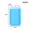 Reusable Ice Crystal Box Blue Picnic Cooler Box New Ice Box  Air Conditioning Fan