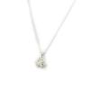 Altesse [L5328] - White 'Clover' Silver Necklace