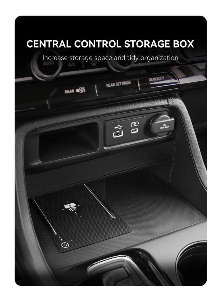 Хонда Пилот (23-25) и Паспорт (26) Ящик для хранения в центральной консоли