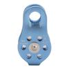 Climbing Single Pulley Al Mg Alloy Fixed Eye Single Rope Pulley for Mountaineering Rappelling