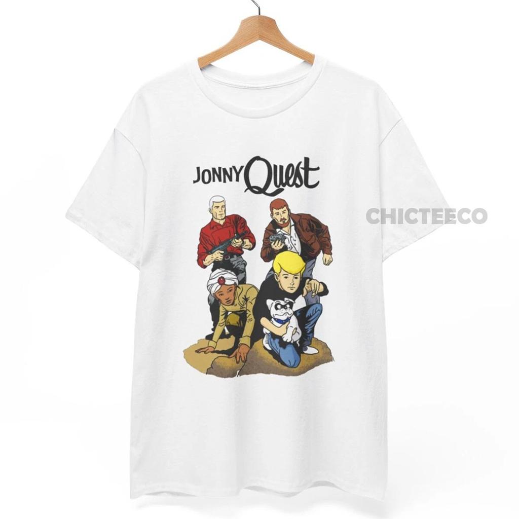 Футболка Jonny Quest, Джонни Мультфильм 80-х 70-х Винтажный мультфильм Унисекс