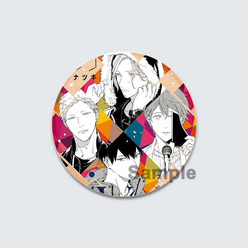 32/44/58 мм Круглые Аниме Подарочные Булавки Ручной Работы Брошь Сато Мафую/Уэнояма Рицука Мультфильм Значок на Рюкзаке Ювелирные Изделия Аксессуары Подарки