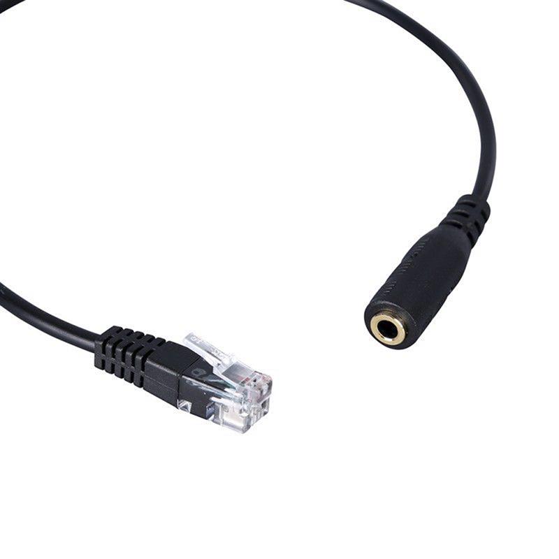 1 шт. Кабель полезный разъем 3,5 мм для смартфона гарнитура к Rj9 телефон адаптер